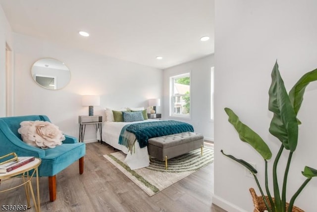 35 Ellis Ave, Irvington Twp, NJ 07111 - bedroom featuring wood finished floors and recessed lighting