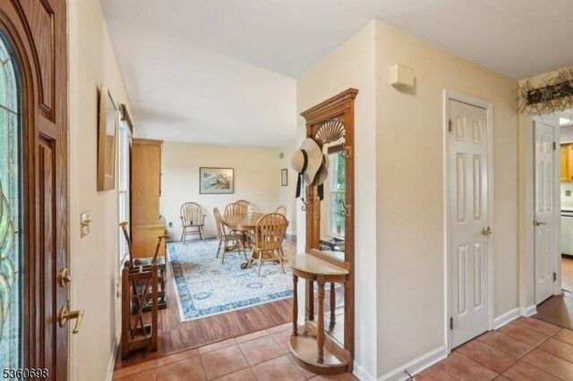 7 Michael Ct, Green Twp, NJ 07860 - foyer with tile patterned floors and baseboards