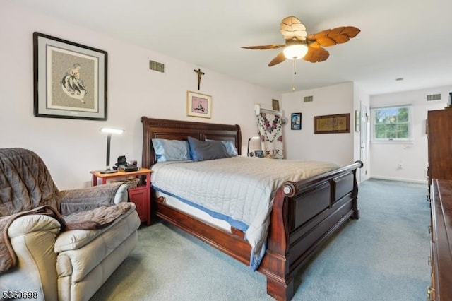 7 Michael Ct, Green Twp, NJ 07860 - carpeted bedroom with baseboards and ceiling fan
