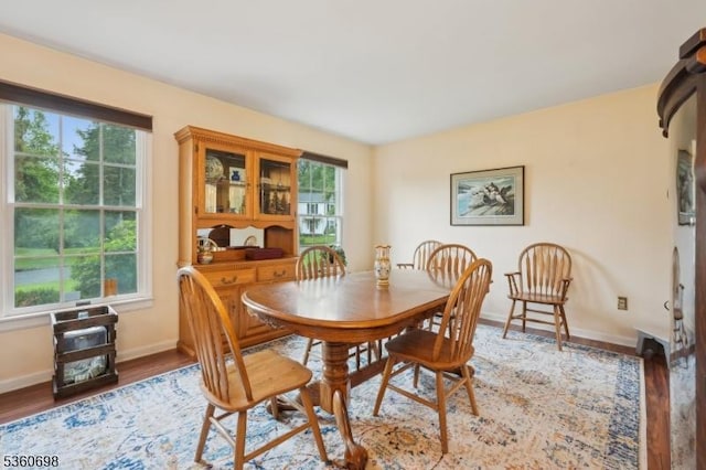 7 Michael Ct, Green Twp, NJ 07860 - dining area featuring wood finished floors and baseboards