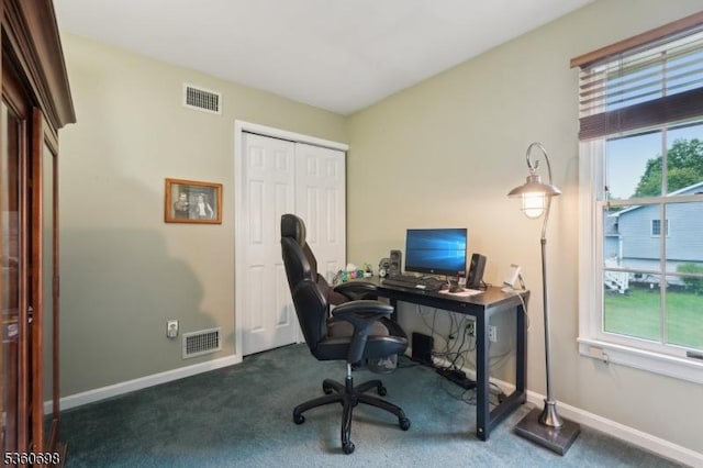 7 Michael Ct, Green Twp, NJ 07860 - carpeted office space with baseboards