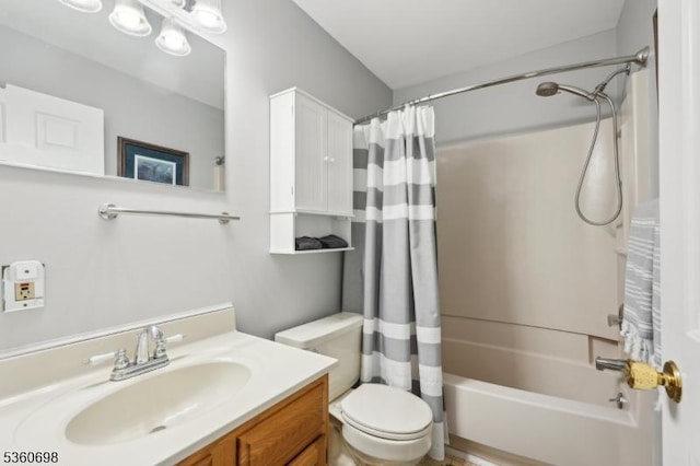7 Michael Ct, Green Twp, NJ 07860 - bathroom with vanity, toilet, and shower / bath combo with shower curtain