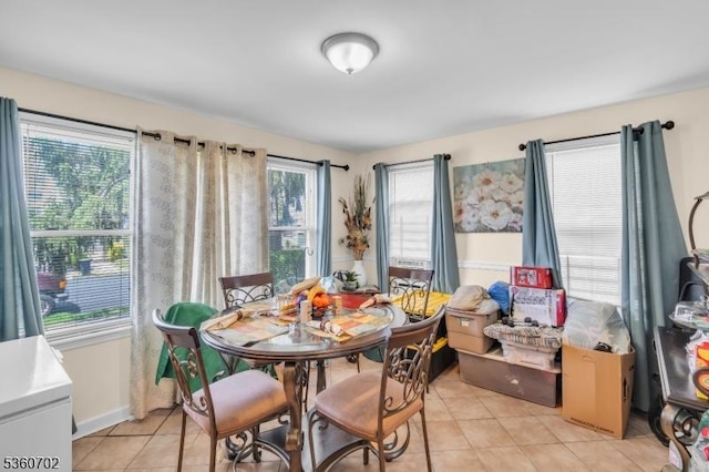 314 Fitzpatrick St, Hillside Twp, NJ 07205 - dining space with light tile patterned floors