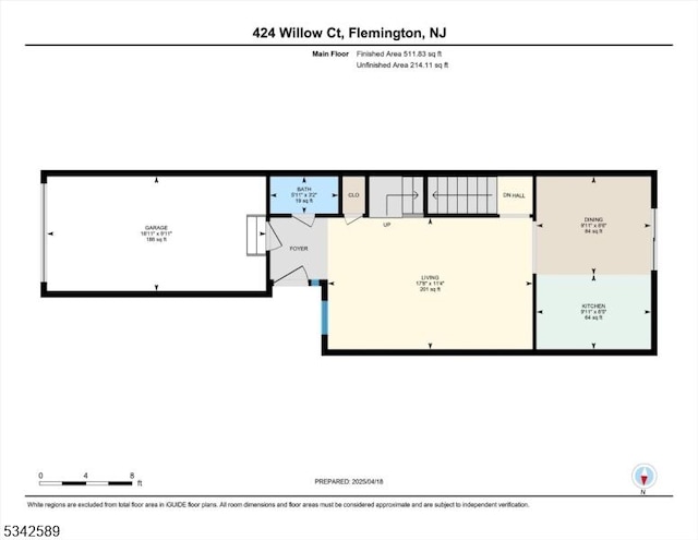 424 Willow Ct, Raritan Twp, NJ 08822 - floor plan / room layout