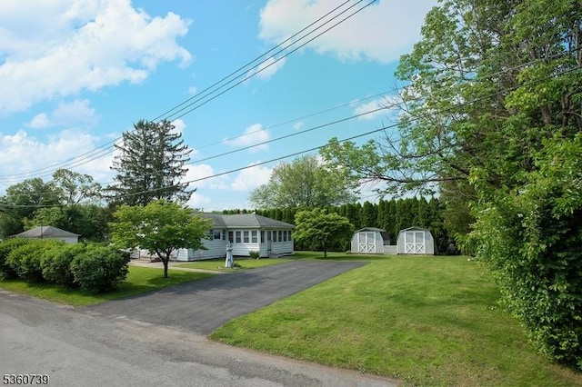 455 Rte 206, Andover Twp, NJ 07860 - view of front of house featuring driveway and a front lawn