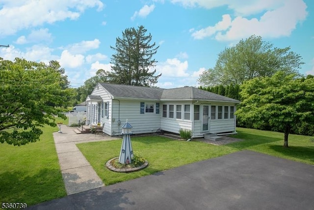 455 Rte 206, Andover Twp, NJ 07860 - view of front of home with a patio, a front yard, and entry steps