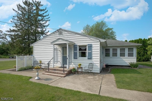455 Rte 206, Andover Twp, NJ 07860 - bungalow-style home featuring a front lawn and a patio