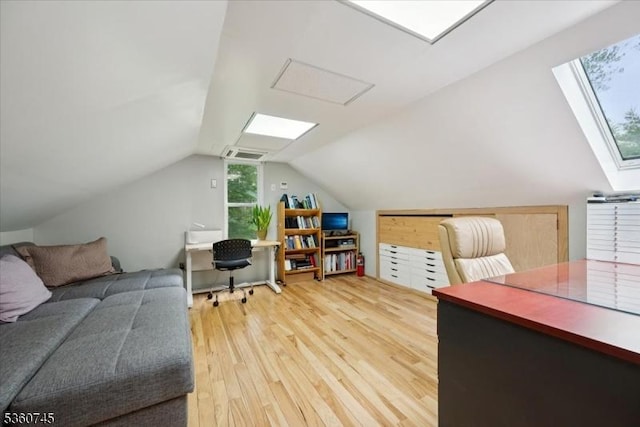 42 Wildwood Ter, Watchung Boro, NJ 07069 - office space featuring light wood finished floors and vaulted ceiling