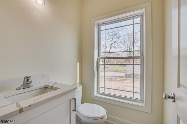 92 Hancock Rd, Piscataway Twp, NJ 08854 - bathroom featuring toilet and vanity