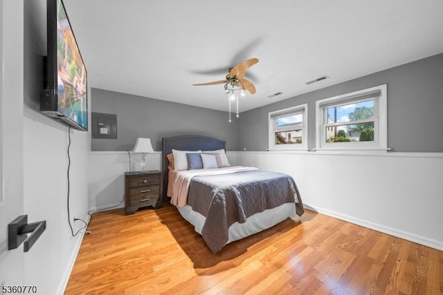 17 4th St, South River Boro, NJ 08882 - bedroom with light wood finished floors, baseboards, and ceiling fan