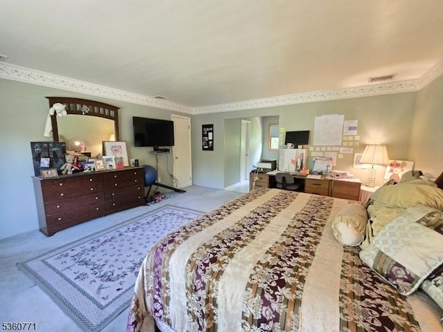 14 Constitution Ave, Roxbury Twp, NJ 07876 - bedroom with carpet flooring and ornamental molding