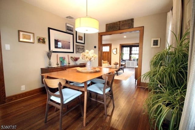 137 Oak Ridge Ave, Nutley Twp, NJ 07110 - dining space featuring wood finished floors and baseboards