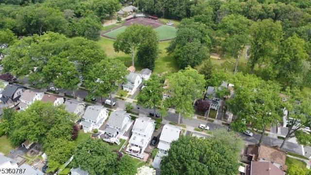 137 Oak Ridge Ave, Nutley Twp, NJ 07110 - aerial overview of property's location with nearby suburban area