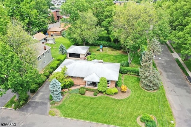 31 Woodside Ave, Cranford Twp, NJ 07016 - view from above of property