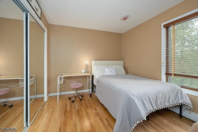 542 Drakestown Rd, Mount Olive Twp, NJ 07836 - bedroom with wood finished floors, baseboards, and a closet