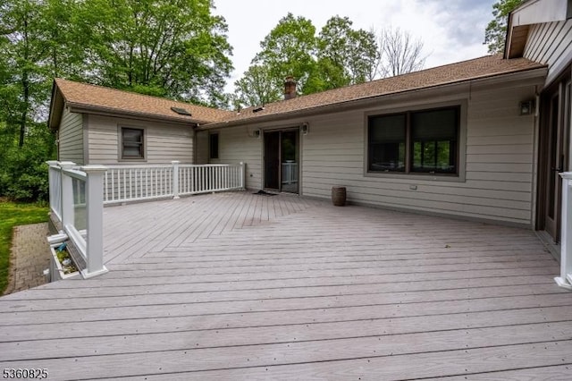 542 Drakestown Rd, Mount Olive Twp, NJ 07836 - view of wooden terrace