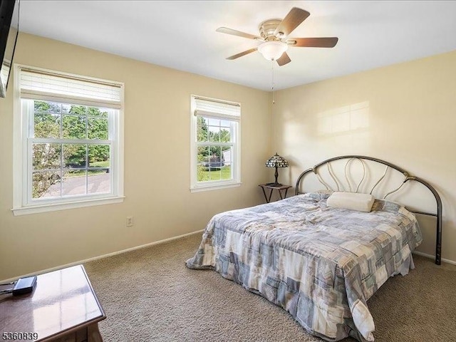 5 Portsmouth Ct, Raritan Twp, NJ 08822 - carpeted bedroom featuring baseboards and ceiling fan