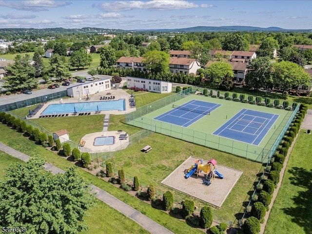 5 Portsmouth Ct, Raritan Twp, NJ 08822 - aerial view of a pool