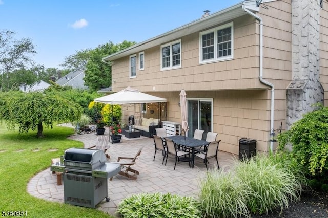 39 Fox Chase Run, Hillsborough Twp, NJ 08844 - rear view of property with a patio area and a yard