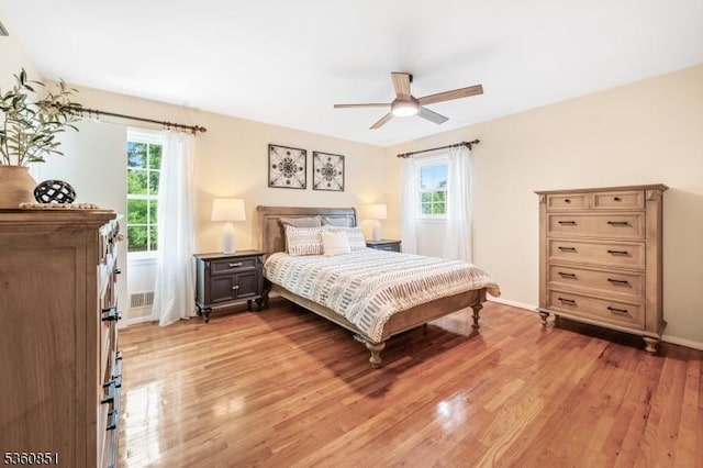 39 Fox Chase Run, Hillsborough Twp, NJ 08844 - bedroom featuring light wood finished floors, baseboards, and a ceiling fan