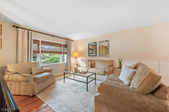 39 Fox Chase Run, Hillsborough Twp, NJ 08844 - living area with wood finished floors