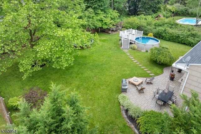 39 Fox Chase Run, Hillsborough Twp, NJ 08844 - aerial view of a pool area