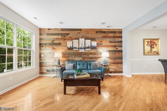 25 Kennedy Ct, Montgomery Twp, NJ 08540 - sitting room featuring wooden walls, baseboards, and wood finished floors