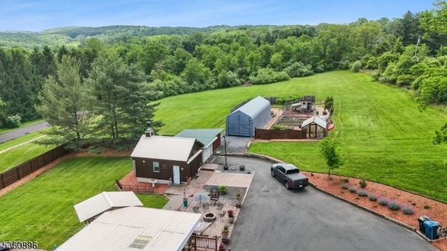 16 Hogback Rd, Franklin Twp, NJ 08867 - view from above of property featuring a heavily wooded area