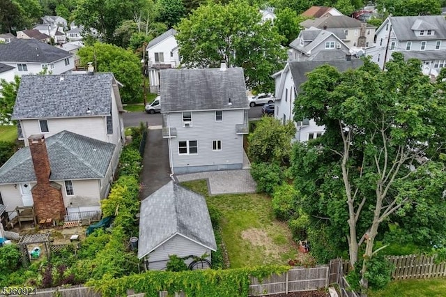 10 Garden Pl, Cranford Twp, NJ 07016 - aerial view of residential area