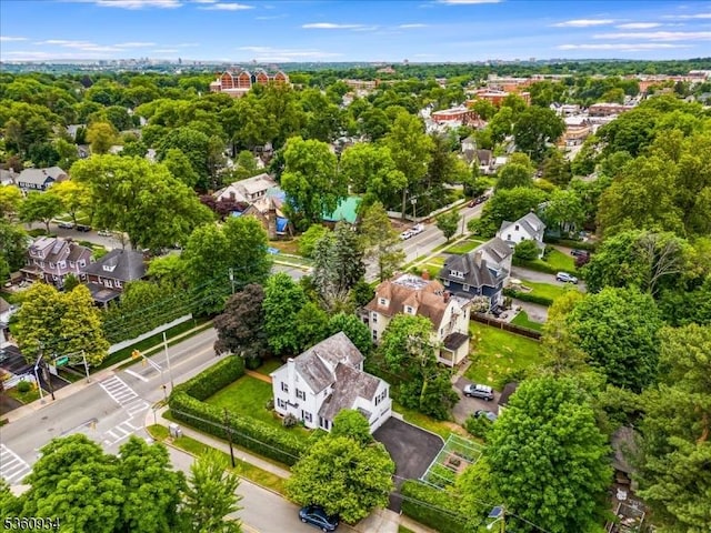 168 Grove St, Montclair Twp, NJ 07042 - aerial view of a tree filled landscape