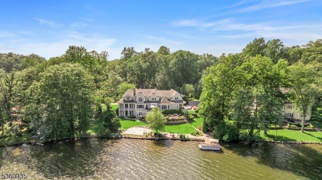 1118 Pines Lake Dr, Wayne Twp, NJ 07470 - view of subject property featuring a nearby body of water and a forest