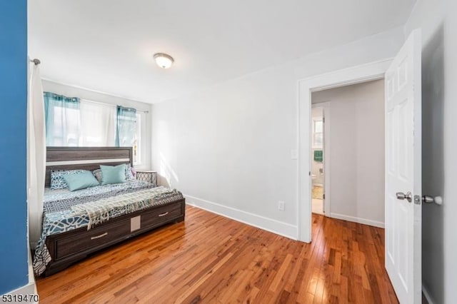 770 Stone St, Rahway City, NJ 07065 - bedroom with hardwood / wood-style flooring and baseboards