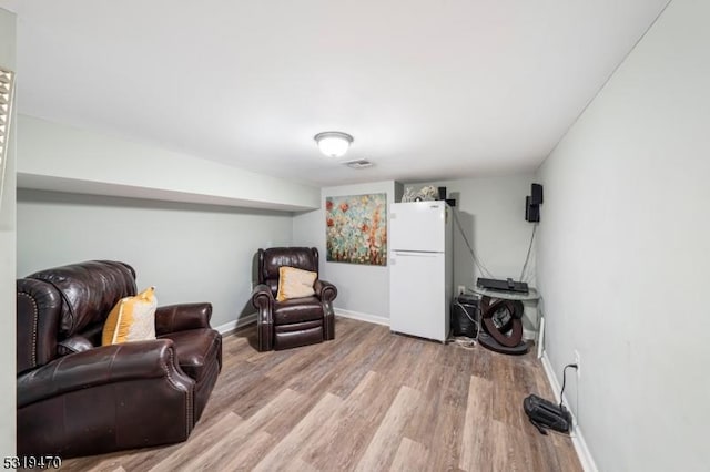 770 Stone St, Rahway City, NJ 07065 - living area with wood finished floors and baseboards