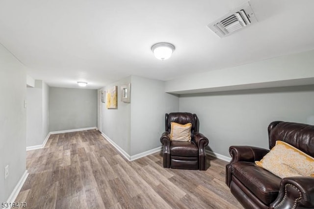 770 Stone St, Rahway City, NJ 07065 - sitting room featuring wood finished floors and baseboards
