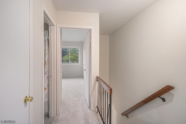 31 Canterberry Cir, Raritan Twp, NJ 08822 - hallway with an upstairs landing and light carpet