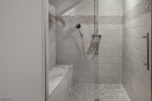 563 Cherry Valley Rd, Montgomery Twp, NJ 08540 - full bathroom featuring a tile shower