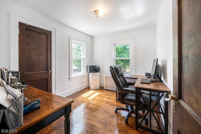1038 Sherman Ave, Plainfield City, NJ 07063 - office space with wood finished floors and baseboards