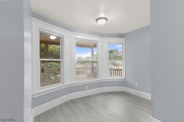 489 Conover Ter, City Of Orange Twp, NJ 07050 - spare room featuring wood finished floors and baseboards