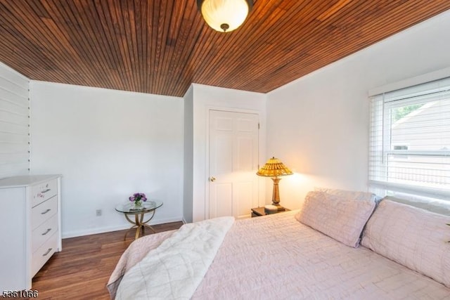 2 Shore Rd, Jefferson Twp, NJ 07849 - bedroom featuring wood ceiling and wood finished floors