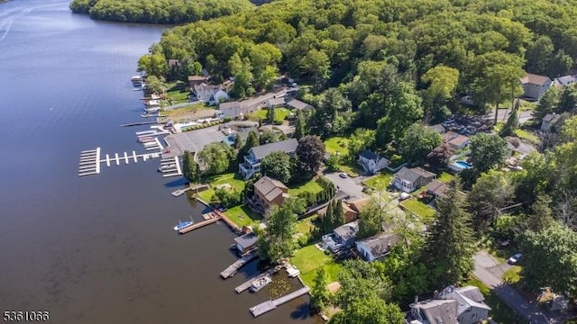 2 Shore Rd, Jefferson Twp, NJ 07849 - aerial view of property's location featuring a large body of water and a heavily wooded area