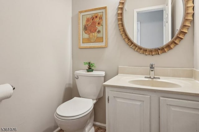 261 Bloomsbury Ct, Franklin Twp, NJ 08873 - half bathroom featuring toilet and vanity