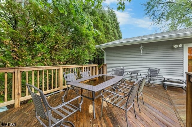 62 Valley View Rd, High Bridge Boro, NJ 08829 - deck with outdoor dining area