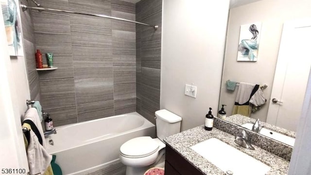 92 Sowers Dr Unit Cu92, Mount Olive Twp, NJ 07840 - full bath with vanity, toilet, and bathtub / shower combination
