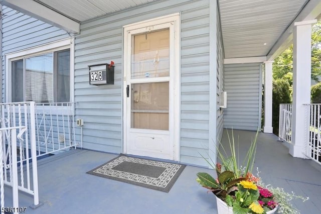 328 Hoover Ave, Bloomfield Twp, NJ 07003 - view of exterior entry featuring a porch