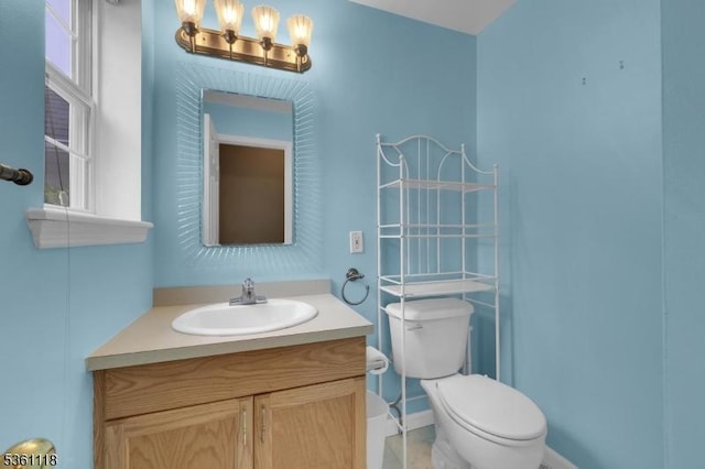 42 Rockcreek Ter Unit 42, Riverdale Boro, NJ 07457 - half bathroom with toilet, vanity, and baseboards