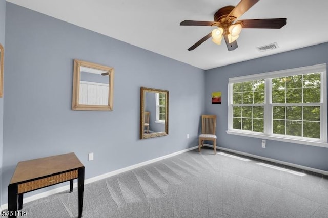 42 Rockcreek Ter Unit 42, Riverdale Boro, NJ 07457 - carpeted spare room featuring a ceiling fan and baseboards