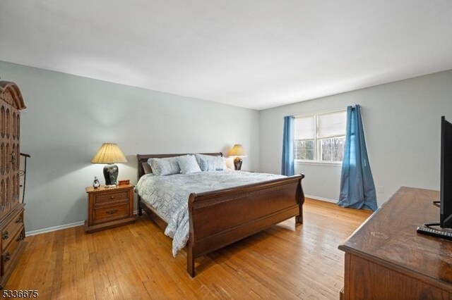6 Cambridge Ct, Mount Olive Twp, NJ 07828 - bedroom featuring light wood-type flooring and baseboards