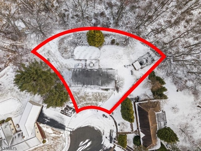 6 Cambridge Ct, Mount Olive Twp, NJ 07828 - view of property location with property boundaries highlighted