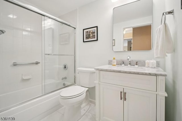 10 Smith Manor Blvd Unit 514, West Orange Twp, NJ 07052 - full bath with vanity, toilet, and shower / bath combination with glass door