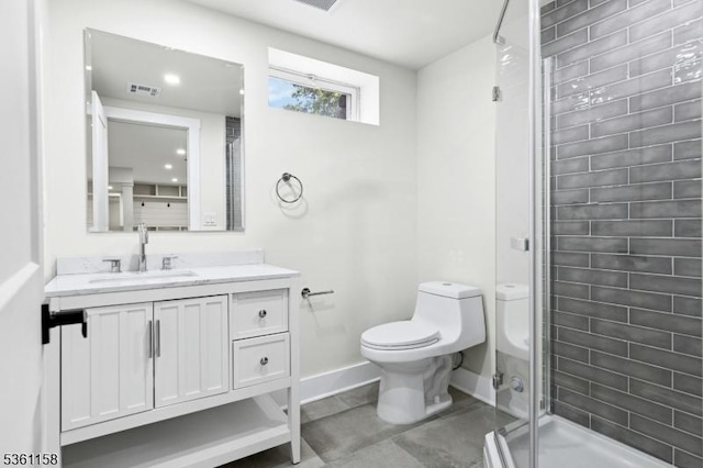 48 Hunterdon Blvd, Berkeley Heights Twp, NJ 07974 - full bathroom with vanity and a stall shower